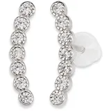 Bruno Banani Ohrstecker Ear Climber Silber 925 mit Zirkonia 925
