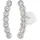 Bruno Banani Ohrstecker Ear Climber Silber 925 mit Zirkonia 925