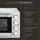 Homcom Minibackofen 32l 1600 W silber inkl. Backblech + Grillrost + Krümelblech