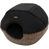 Wouapy 216872R Cocoon Prestige für Katzen, Leopard-Katzenhaus