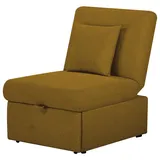 Livetastic Schlafsessel, Senfgelb, Holz, Kunststoff, Textil, Kiefer, vollmassiv, 70x95x97 cm, Bsci, Wohnzimmer, Sessel, Schlafsessel