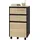 Woltu Rollcontainer 40 x 70 x 40 cm beige