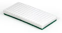 Floorstar Magic Super-Handpad - Melamin MSH 10 , 1 x weiß/ grün, farbig sort. - High Density Melamine Top Qualität