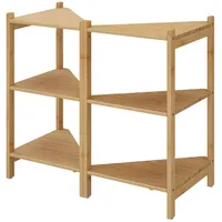 Vicco Waschbeckenunterschrank Zeno Bambus 68 x 61 cm 2er