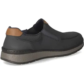 Rieker Herren B9062 Schnürhalbschuhe, blau, 42