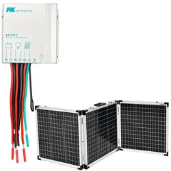 a-TroniX PPS Solar 0% MwSt §12 III UstG Case 3x50W 150W Solarkoffer mit MPPT