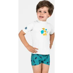 Badehose Boxer Baby/Kleinkind - Titou Manta blau blaugrau 82-88cm 24M