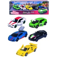 Majorette Dream Cars Italy Geschenkset, 5 Teile Spielzeugauto Mehrfarbig