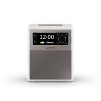 Sonoro EASY Digitalradio (DAB) (Digitalradio (DAB), FM, Radiowecker, Bluetooth, tragbar) weiß
