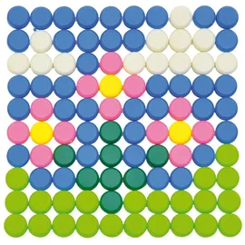 Eduplay Knopf-Mosaik Spielzeug Set) 1010 Stück mehrfarbig,