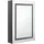 vidaXL LED-Spiegelschrank 50 cm grau