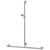 Keuco Plan Care Duschhandlauf mit Brausestange Aluminium silber-eloxiert 682/1263 mm
