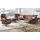 HIMOLLA Fernsehsessel 7051 Leder 74 x 113 x 86 cm Rot mit Kopfteil
