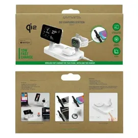 4smarts Qi2 Ladestation Trident mit MFi Fast Charger, weiß