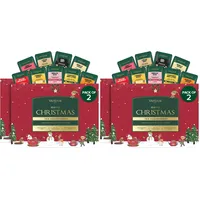 VAHDAM, Frohe Weihnachten - Tee Geschenkset (9 Teebeutel Einzeln Verpackt, Set aus 2) Limited Edition | Glutenfrei | Wintertee Geschenkset 2025 | Weihnachtsgeschenke Für Frauen und Männer 2025