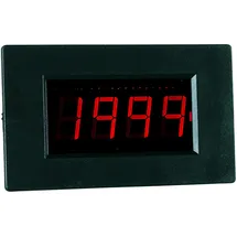 Peaktech Digital Einbau Voltmeter / Amperemeter 2000 Counts, 1 Stück, LDP-235, rot,