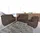 sit&more Polstergarnitur 3-2-1 Mikrofaser 3-Sitzer + 2-Sitzer + Sessel Braun