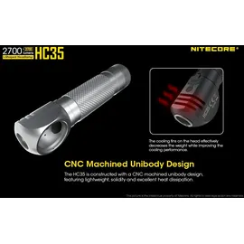 Nitecore HC35 LED Stirnlampe 2700 lm)
