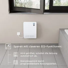 Stiebel Eltron Schnellheizer CK 20 Premium, 2 kW, Wochentimer, 120 Min. Timer, Silent Mode, Heizlüfter energiesparend, Bad, 237835