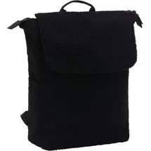 fillikid Wickelrucksack Teddy inkl. Wickelunterlage, Flaschenhalter & Kinderwagenhaken - Schwarz