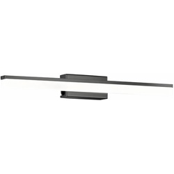 SCHÖNER WOHNEN-Kollektion LED-Wandleuchte Wide Alu, Eisen, Stahl & Metall 60 cm