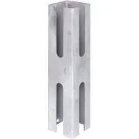 GAH Alberts Alberts Zaunpfosten Verlängerung 25 cm 60 x 60 mm stahl roh