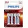 Philips Power LR6 Mignon AA 4 St.