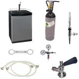 ich-zapfe Zapfanlage Komplettset für Cold Brew Kaffee 50, Fasskühlschrank und Stickstoff Zapfsystem