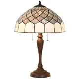 5LL-6330 Tiffany-Tischlampe-Stehlampe-Schreibtischlampe Clayre & Eef / Lumilamp