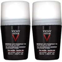 Vichy Homme Deodorant Roll-On 2 x 50 ml