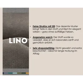 Home Affaire Eckcouch Cord 2-Sitzer Grau