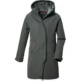 KILLTEC Mädchen Funktionsjacke/Outdoorjacke mit Kapuze KOW 360 GRLS PRK, dark moss, 164,