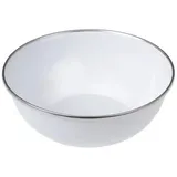 Gräwe Müslischale 730.SCH.C1, Stahlbelech emailliert, weiß, 15cm, Set,
