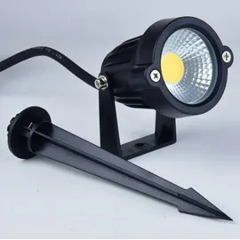 ChiliTec Außenleuchte Aluminium 5W 430lm inkl. Erdspieß schwarz
