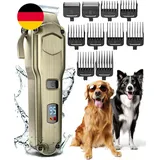 Oneisall Leise Hundeschermaschine Dichtes Fell, IPX7 Wasserdichtes Schermaschine