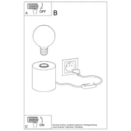 Sollux Lighting Salgado Beige