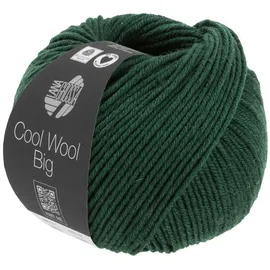 Lana Grossa Häkelgarn Cool Wool Big Melange Grün 50 g