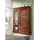 Massivmoebel24 Vitrine Akazie 110 x 45 x 155 cm Braun