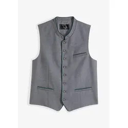 bonprix Trachtenweste in Wolloptik Regular Fit, grau, 56