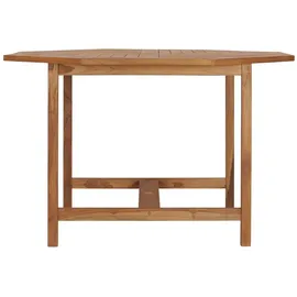 vidaXL Gartentisch 110 x 110 x 75 cm Teak braun