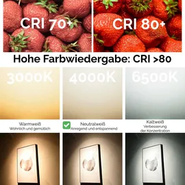 Lumiled GU10 Lampe 6W 580 Lm Leuchtmittel 4000K neutralweiß Strahler Spot, ersetzt 50W Halogenlampen 120° Reflektorlampen 10 Stück Lampen