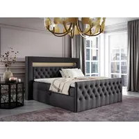 Fun Möbel Boxspringbett Schlafzimmerbett ERNESTO Nr.1 140x200cm in Elisa