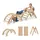 Relaxdays Kletterdreieck 3 in 1 Holz Braun
