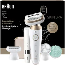 Braun Silk·épil 9 Flex SkinSpa 9-481 3D Wet & Dry  weiß/gold