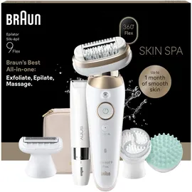 Braun Silk·épil 9 Flex SkinSpa 9-481 3D Wet & Dry  weiß/gold