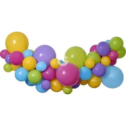 Luftballon Girlande bunt 66 tlg.