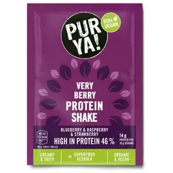 PURYA Protein Shake Very Berry bio (30g Sachet)