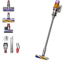 DYSON Akku-Hand-und Stielstaubsauger »V12 Detect SlimTM Absolute (Gelb/Nickel)« DYSON Gelb - Nickel