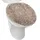 town & country basics SoHome Spa Step Luxus Plüsch Chenille Shag Maschinenwaschbar Ultra Soft Standard Toilettendeckel Bezug 47 x 49,8 cm Taupe
