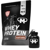 1kg Mammut Whey Protein Eiweißshake - Set inkl. Protein Shaker, Riegel, Powderbank oder Tasse (Iced Coffee, Gratis Mammut Powderbank)